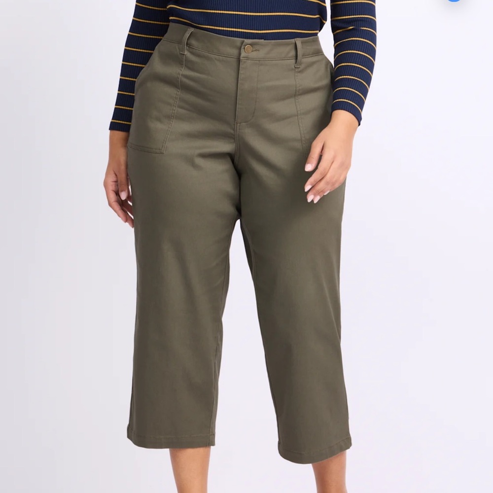 MARKET & SPRUCE
Harlow High Rise Wide Leg Crop Pant